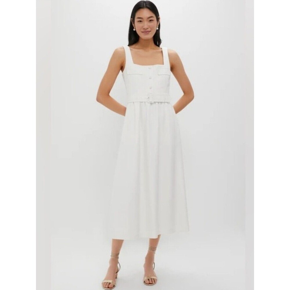 Tuckernuck Elle Ivory Midi Tank Dress Size XS NWT